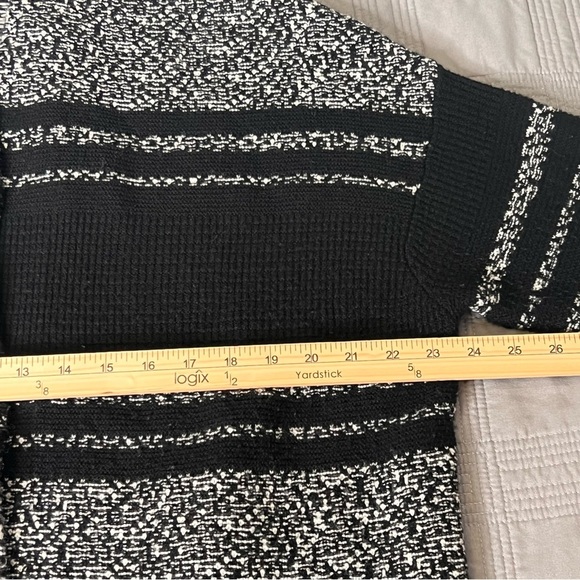 Athleta Wool Cashmere Panorama Point Sweater Wrap Womens Size XL Black - Picture 12 of 16